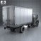 International Terrastar Box Truck 2010 3d model