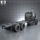 Mack Granite Chassis Truck 2002 3d model