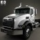 Mack Granite Chassis Truck 2002 3d model