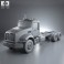 Mack Granite Chassis Truck 2002 3d model