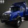 Mack Granite Dump Truck 2002 3d model