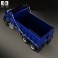 Mack Granite Dump Truck 2002 3d model