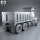 Mack Granite Dump Truck 2002 3d model