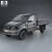 Mahindra Genio Single Cab Pickup 2011 3d model