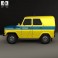 UAZ 469 USSR Militia 1973 3d model