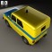 UAZ 469 USSR Militia 1973 3d model