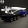 Freightliner 114SD Crane Truck 2011 3d model