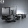 Mercedes-Benz Econic Chassis Truck 2009 3d model