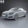 Audi TT (8S) roadster 2014 3d model