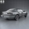 Acura Integra 1990 3d model