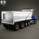 Freightliner 114SD Dump Truck 2011 3d model