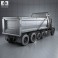 Freightliner 114SD Dump Truck 2011 3d model