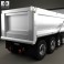 Freightliner 114SD Dump Truck 2011 3d model