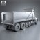 Freightliner 114SD Dump Truck 2011 3d model
