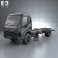 Hino 300-616 Chassis Truck 2011 3d model