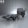 Hino 300-616 Chassis Truck 2011 3d model