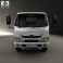 Hino 300-616 Chassis Truck 2011 3d model