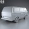 Volkswagen Transporter (T3) Passenger Van 1990 3d model