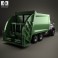 Caterpillar CT660 Rolloffcon Garbage Truck 2011 3d model