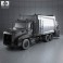 Caterpillar CT660 Rolloffcon Garbage Truck 2011 3d model