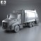 Caterpillar CT660 Rolloffcon Garbage Truck 2011 3d model