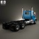 Freightliner 122SD Chassis Truck 2013 3d model