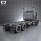Freightliner 122SD Chassis Truck 2013 3d model