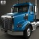 Freightliner 122SD Chassis Truck 2013 3d model
