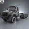 International Workstar Chassis Truck 2008 3d model