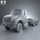 International Workstar Chassis Truck 2008 3d model