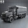 Mack Granite Dump Truck 2009 3d model
