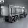 Mack Granite Dump Truck 2009 3d model