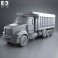 Mack Granite Dump Truck 2009 3d model