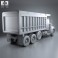 Mack Granite Dump Truck 2009 3d model