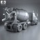 Caterpillar CT660 Mixer Truck 2011 3d model