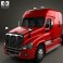 Freightliner Cascadia XT Tractor Truck 2007 3d model