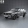 Subaru Leone estate 1978 3d model