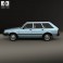 Subaru Leone estate 1978 3d model