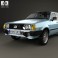 Subaru Leone estate 1978 3d model