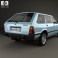 Subaru Leone estate 1978 3d model