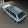 Subaru Leone estate 1978 3d model
