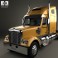 Freightliner Coronado Tractor Truck 2009 3d model