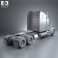 Freightliner Coronado Tractor Truck 2009 3d model