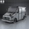 Grumman Long Life Vehicle 1987 3d model