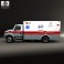 International Durastar Ambulance 2002 3d model