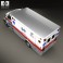 International Durastar Ambulance 2002 3d model