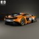 McLaren 650S GT3 2015 3d model
