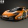 McLaren 650S GT3 2015 3d model