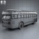 GM Old Look transit bus 1953 3d model
