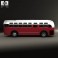 GM Old Look transit bus 1953 3d model